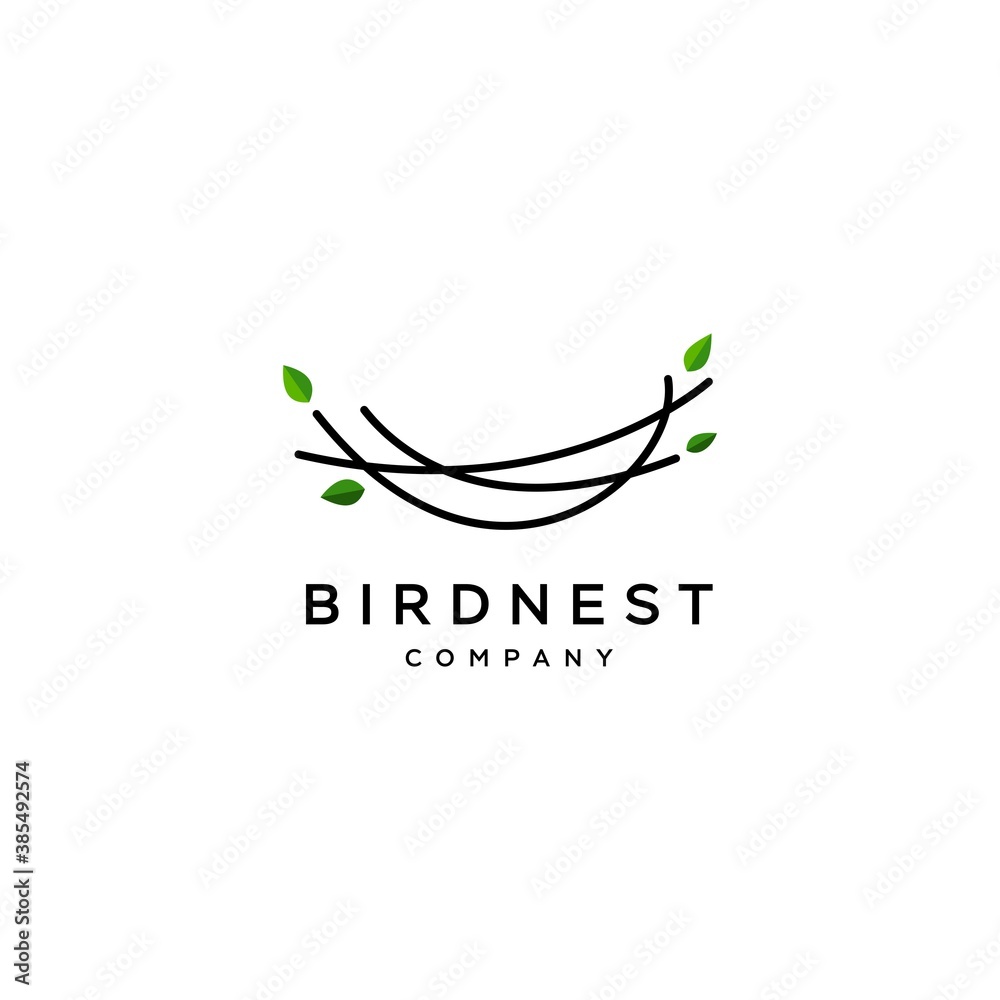 bird nest icon logo line illustration symbol bird nest icon logo line illustration symbol