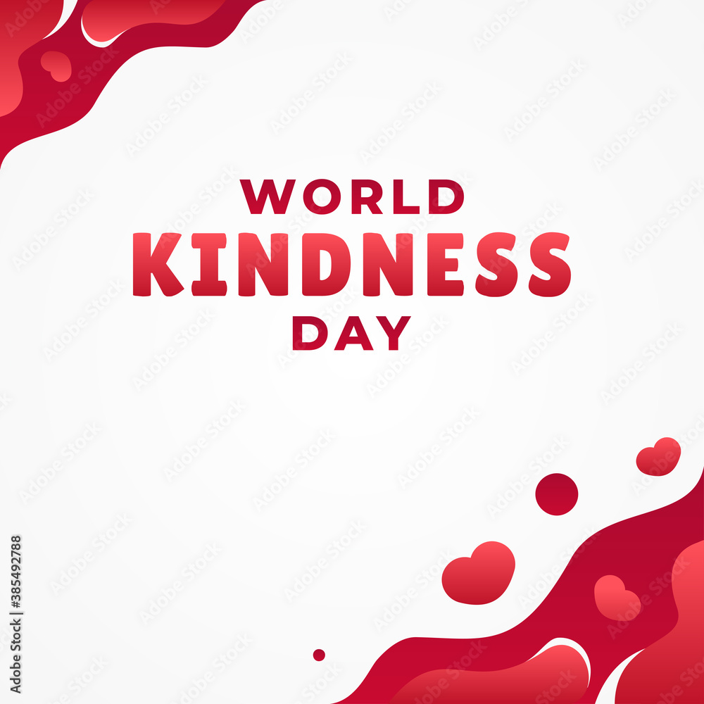 World Kindness Day Vector Design Illustration For Banner and Background