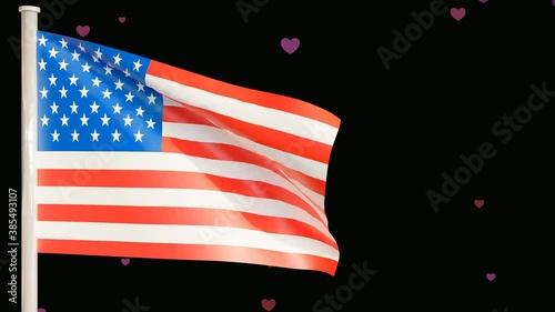 USA tribute to the military