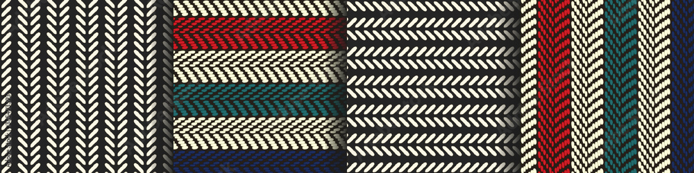 Fabric texture. Texture for background. Set retro fabrics. Vector illustration Fabric texture. Texture for background. Set retro fabrics. Vector illustration