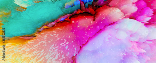 colorful dynamic liquid wat...