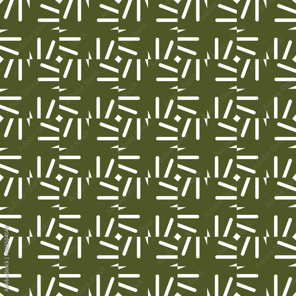 Vector seamless pattern background texture with geometric shapes, colored in green, white colors. Vector seamless pattern background texture with geometric shapes, colored in green, white colors.