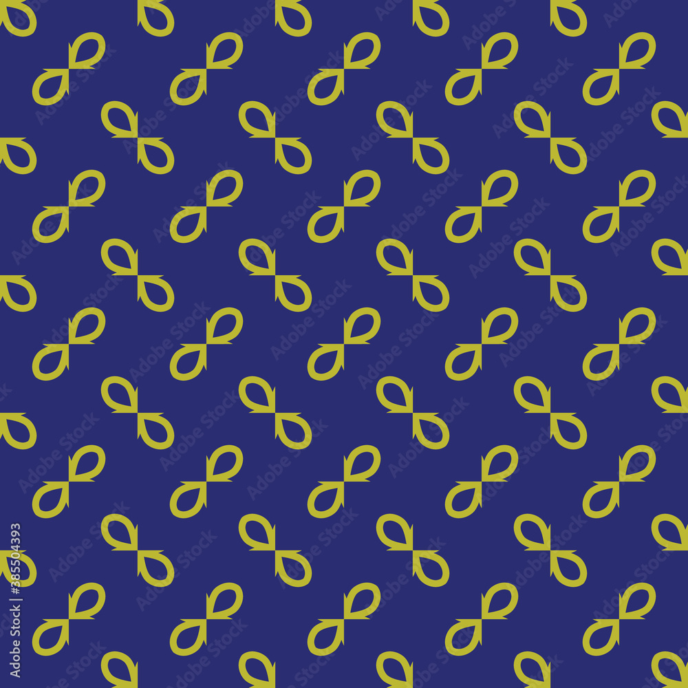 Vector seamless pattern background texture with geometric shapes, colored in blue, yellow colors. Vector seamless pattern background texture with geometric shapes, colored in blue, yellow colors.