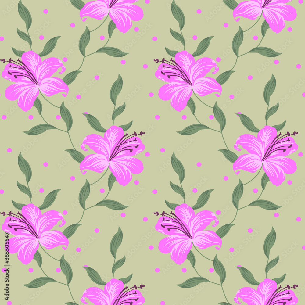 seamless small vector flower design pattern on background seamless small vector flower design pattern on background