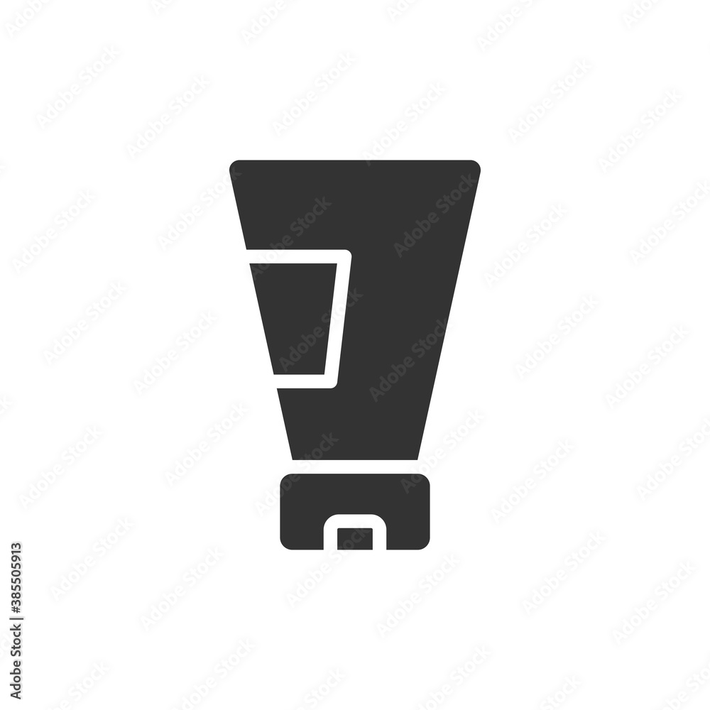 Cream tube icon. Cosmetic cream symbol modern, simple, vector, icon for website design, mobile app, ui. Vector Illustration Cream tube icon. Cosmetic cream symbol modern, simple, vector, icon for website design, mobile app, ui. Vector Illustration