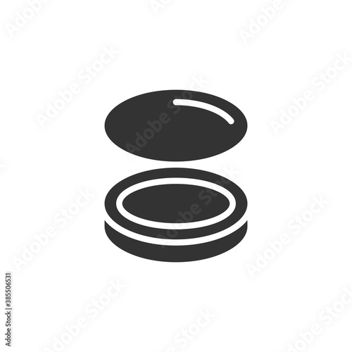 Cream container icon. Cosmetics symbol modern, simple, vector, icon for website design, mobile app, ui. Vector Illustration