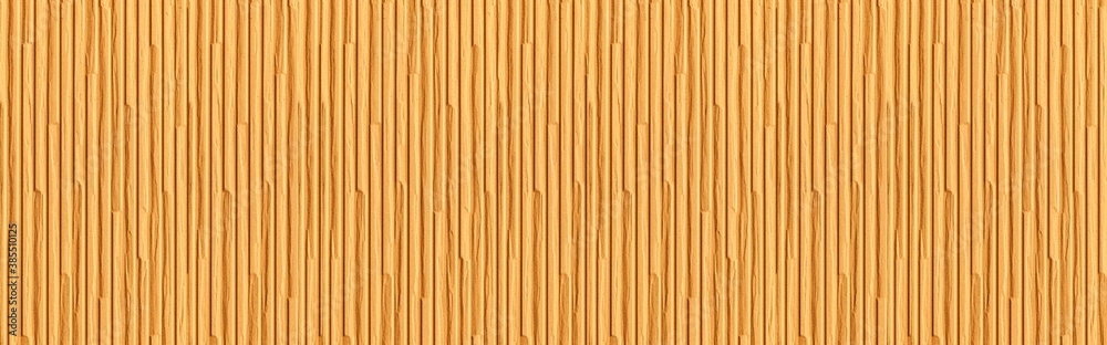 Panorama of Modern brown stone wall with stripes texture and seamless background Panorama of Modern brown stone wall with stripes texture and seamless background