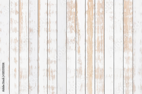 White wood plank texture background