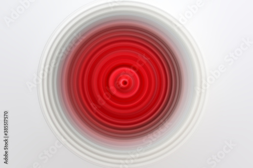 Abstract radial blur in red and gray tones. Circle template for label, fabric, clothing or brochure design. Background for modern graphic design and text.