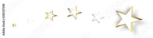 Stern Sterne Gold Weihnachten Band Banner Welle Star Stars