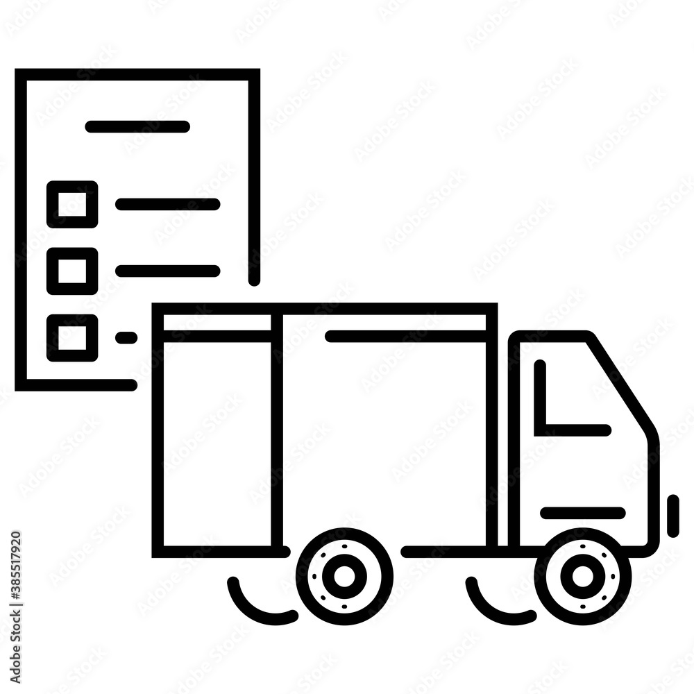 Waybill icon vector illustration photo Waybill icon vector illustration photo