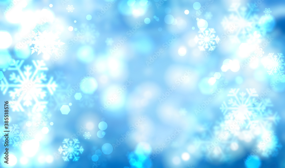 Abstract christmas background blur