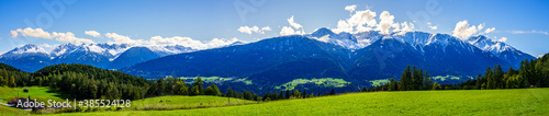 mountains at the Inntal valley in Austria © fottoo