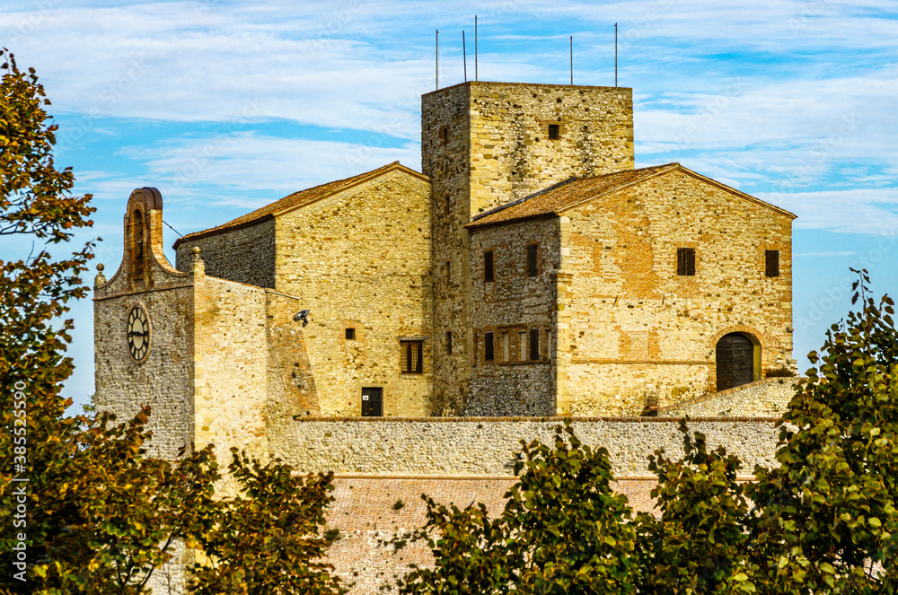 Fototapeta premium old town of Verucchio in italy