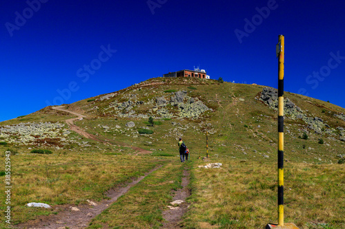 Tracking from Eleshnitsa to Murgash summit, Stara planina mountain, Bulgaria photo