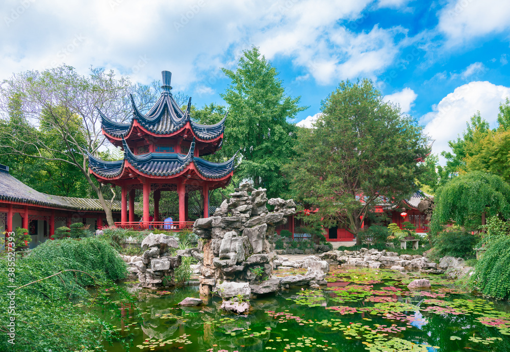 Environment of Guhua garden, Fengxian District, Shanghai, China Environment of Guhua garden, Fengxian District, Shanghai, China