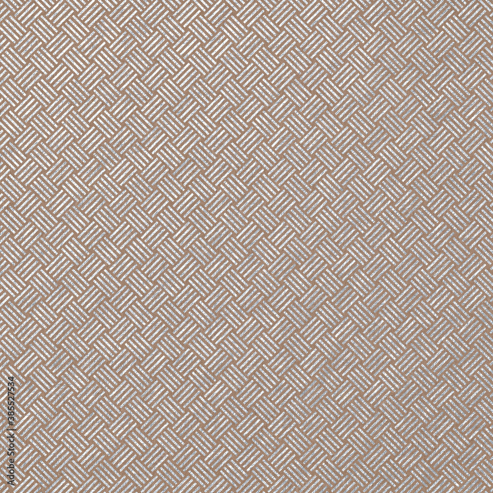 Silver Metallic Pattern on Kraft Paper Texture Background Silver Metallic Pattern on Kraft Paper Texture Background