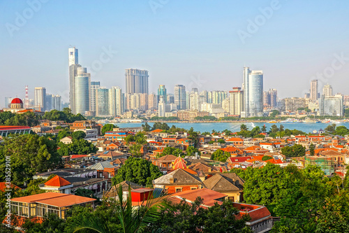 The scenery of Xiamen Gulangyu island