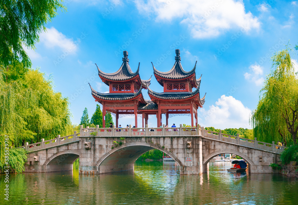 Environment of Guhua garden, Fengxian District, Shanghai, China