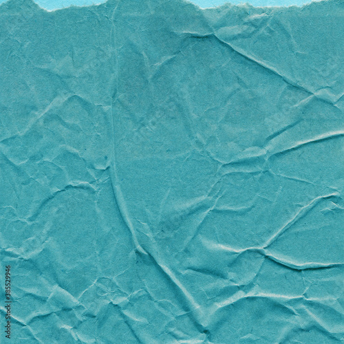 Wallpaper Mural Blue torn paper collage close-up. Texture made from various paper and cardboard parts. Damaged old paper background. Vintage blank wallpaper. Material design backdrop. Torontodigital.ca