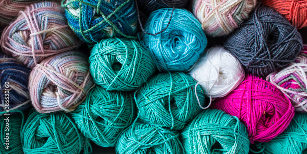 Background from colored yarn. Background from colored yarn.