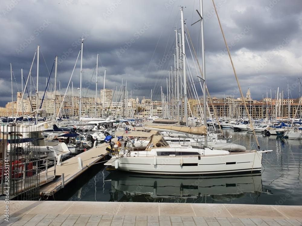 Vieux port, alter Hafen, old harbor, Marseille, Frankreich, France
