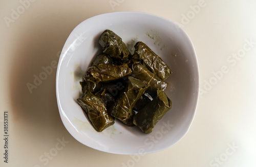 Yaprak Dolma, Stuffed Grape Leaves photo