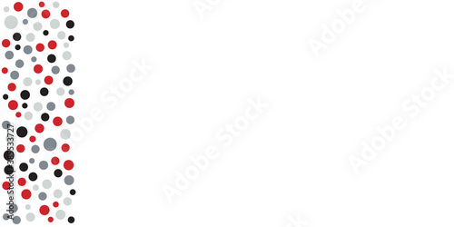 Wallpaper Mural Red black grey dot pattern abstract on white background for presentation design template Torontodigital.ca