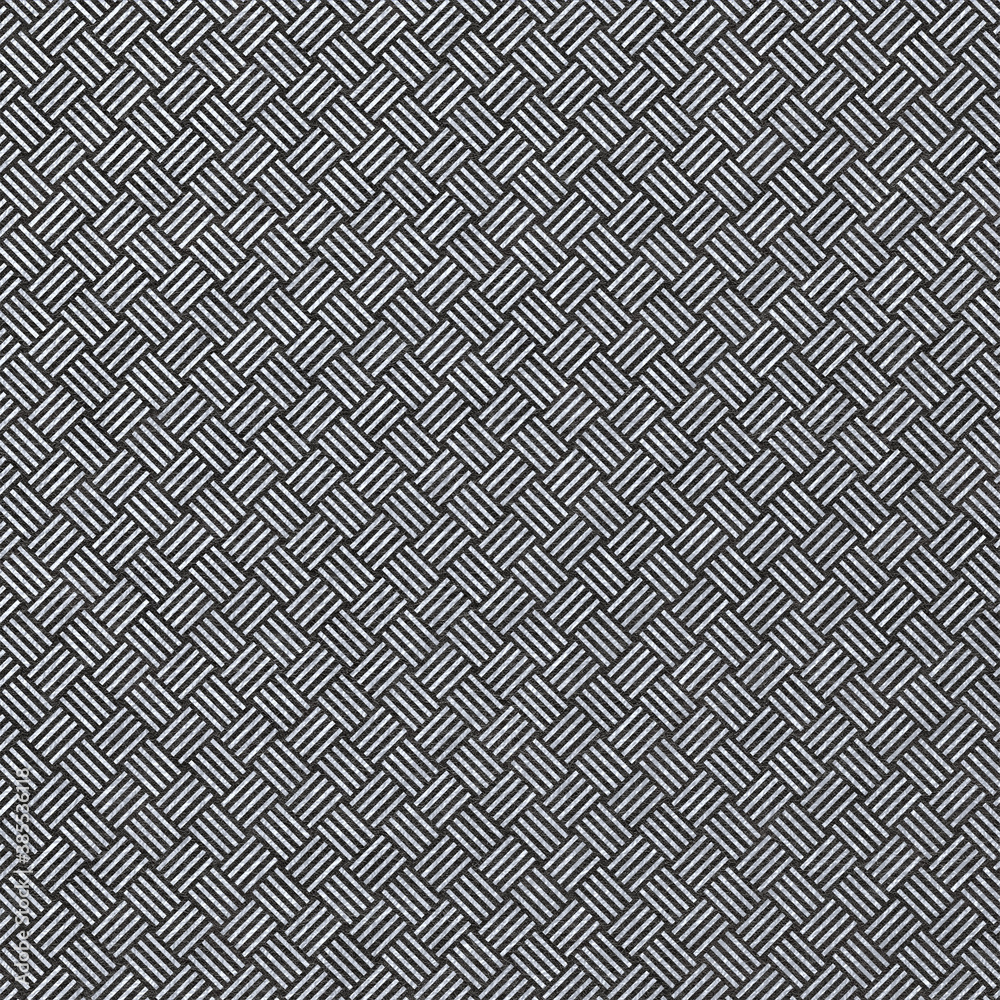 Fototapeta premium Metallic Silver Pattern on Leather Texture Background, Digital Paper