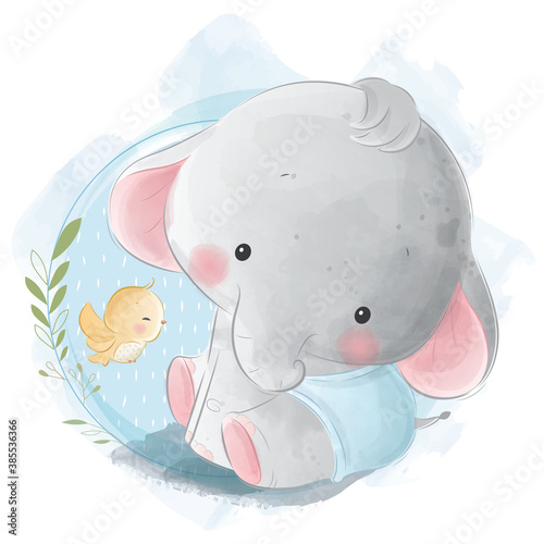 Cute Baby Boy Elephant