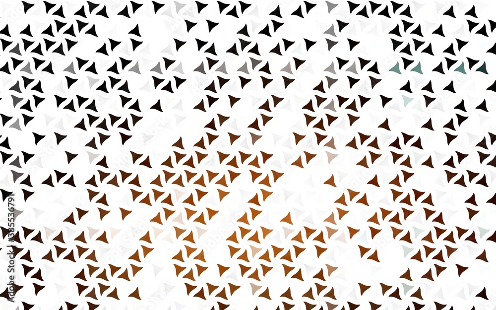 Light Orange vector seamless texture in triangular style. Light Orange vector seamless texture in triangular style.