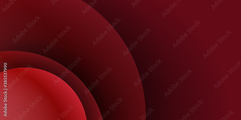 Obraz premium Abstract red background. Vector Illustration with circle
