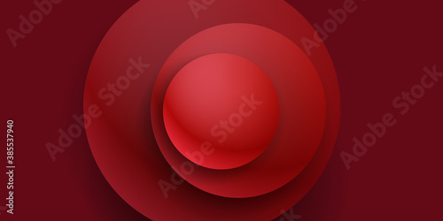 Abstract wavy red background 