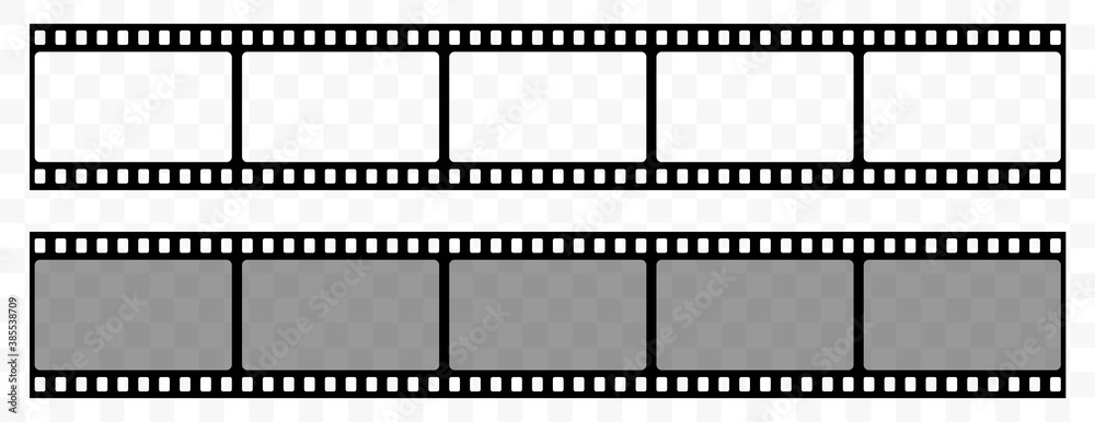 Film strip.Filmstreifen.Film strip icon.Video tape photo film strip frame vector.Vector illustration