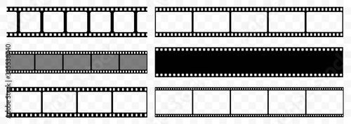 Film strip.Filmstreifen.Film strip icon.Video tape photo film strip frame vector.Vector illustration