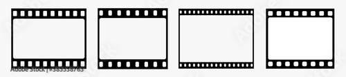 Film strip.Filmstreifen.Film strip icon.Video tape photo film strip frame vector.Vector illustration