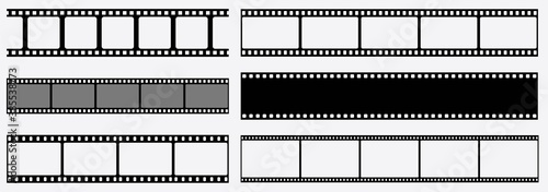 Film strip.Filmstreifen.Film strip icon.Video tape photo film strip frame vector.Vector illustration