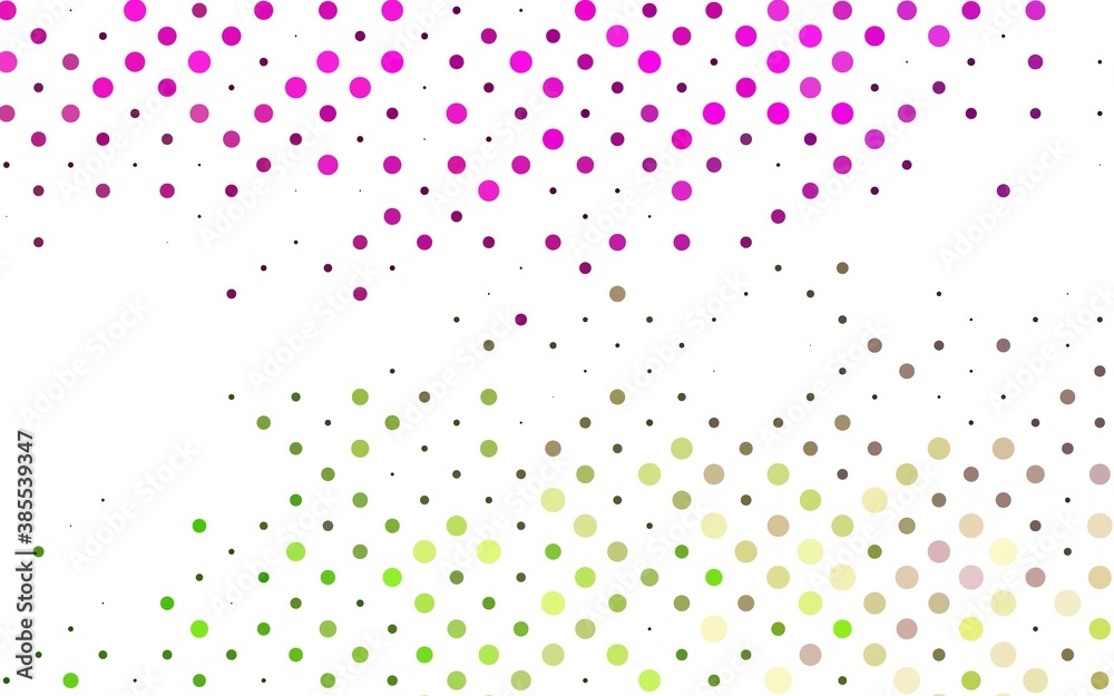 Light Pink, Green vector template with circles. Light Pink, Green vector template with circles.