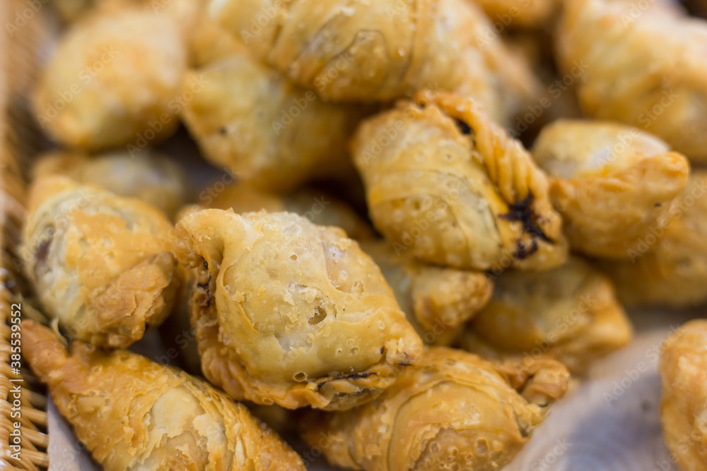 Curry puffs are a snack of Central in Thailand. Curry puffs are a snack of Central in Thailand.