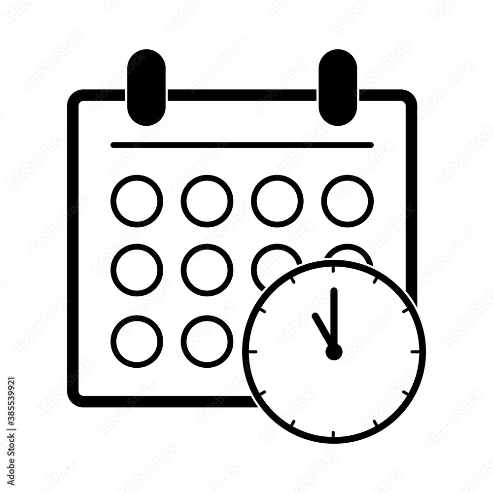 Calendar icon vector isolated on background. Calendar icon vector isolated on background.