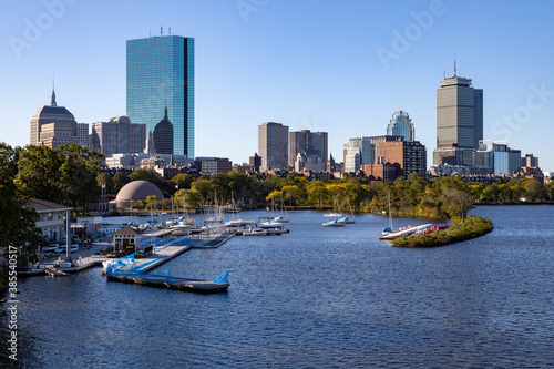 Boston skyline with the Charles River