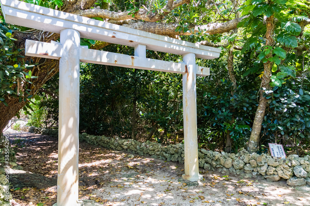 新城島　パナリ島　道