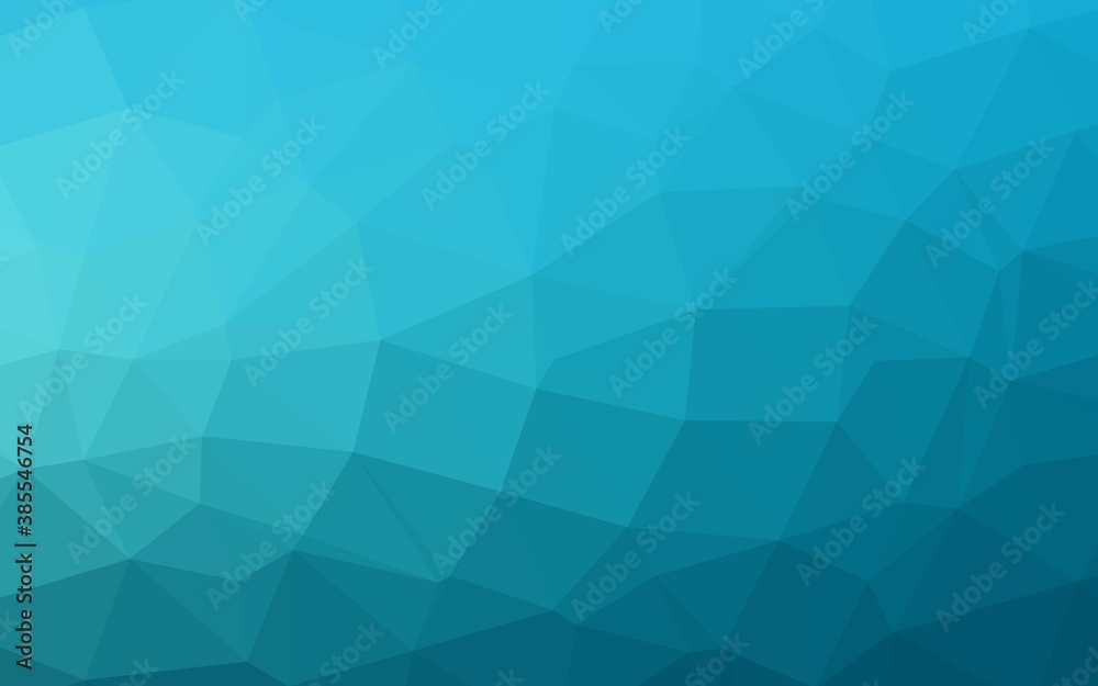 Light BLUE vector polygon abstract backdrop. Light BLUE vector polygon abstract backdrop.