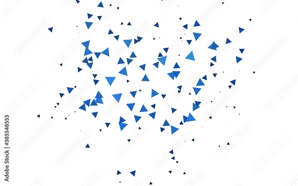 Light BLUE vector layout with lines, triangles. Light BLUE vector layout with lines, triangles.