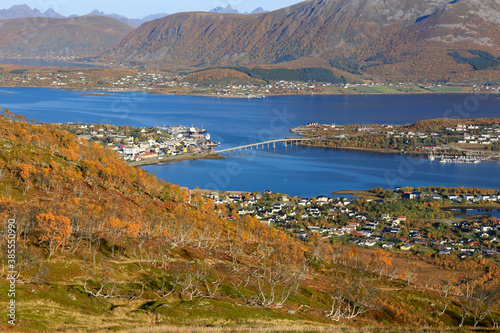 Autumn weather in Hadsel municipality photo