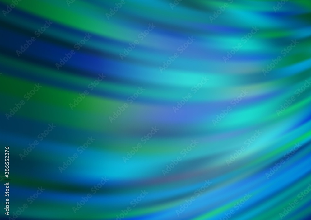 Obraz premium Light BLUE vector glossy abstract template.