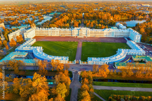 Catherine Palace in town of...