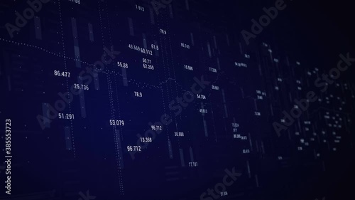 Wallpaper Mural HUD equalizer.Quotes and index analysis. Business and marketing template.Graph and diagram.Equalizer.Indicators.Blue. Torontodigital.ca