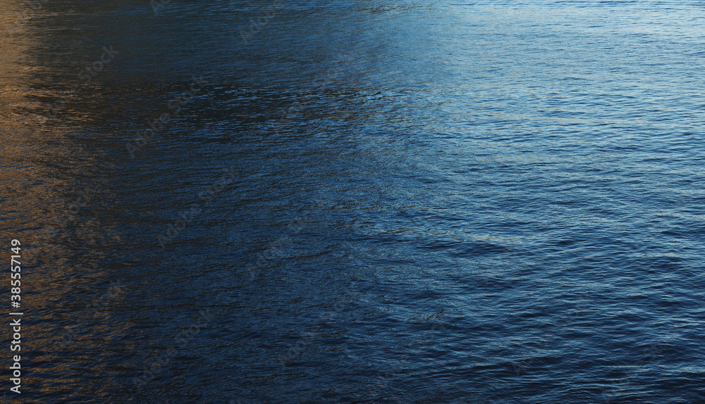 Smooth texture of blue sea water Smooth texture of blue sea water