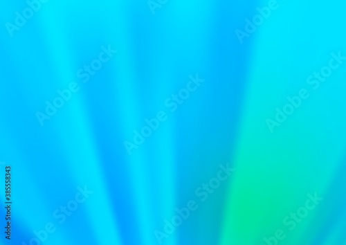 Light Blue, Green vector blurred bright background.